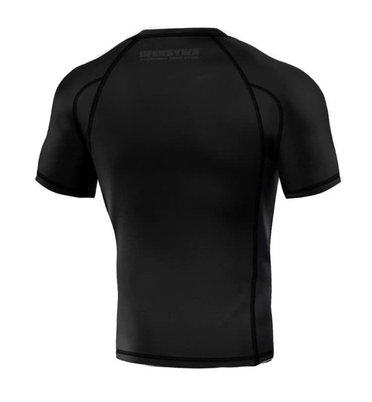 Rashguard - Ofensywa - čierny/čierny nápis