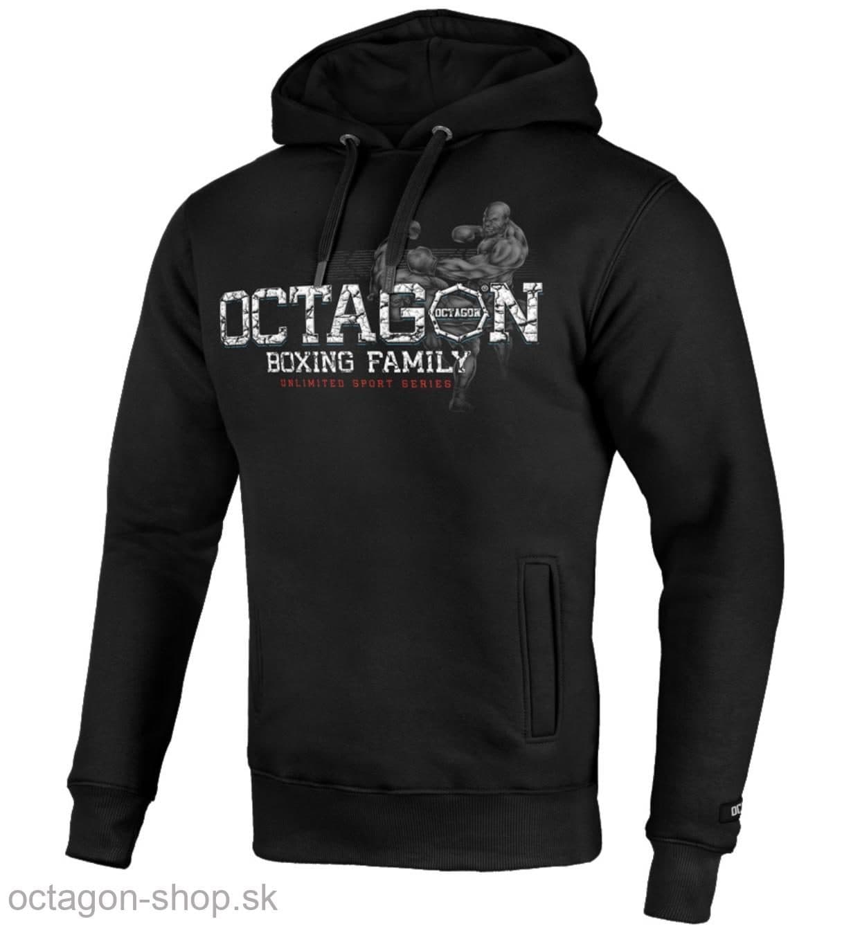 Mikina - Octagon - Boxing Family s kapucňou