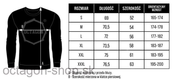 Mikina - Octagon - Fight Wear s kapucňou