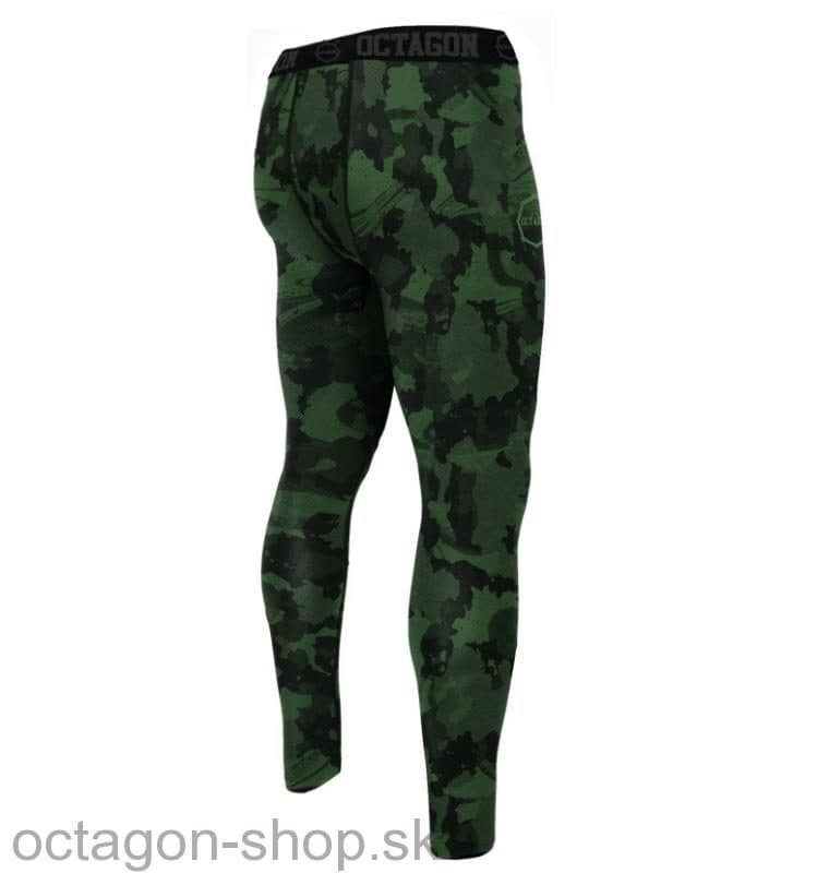 Kompresné legíny - Octagon - Camo Forest