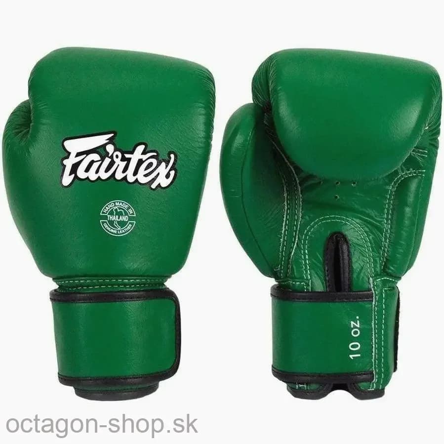 Boxerské rukavice - FAIRTEX - BGV16 - Real Leather - Green Forest