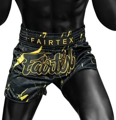 Muay Thai trenky - FAIRTEX - BS1947 - Black Marble
