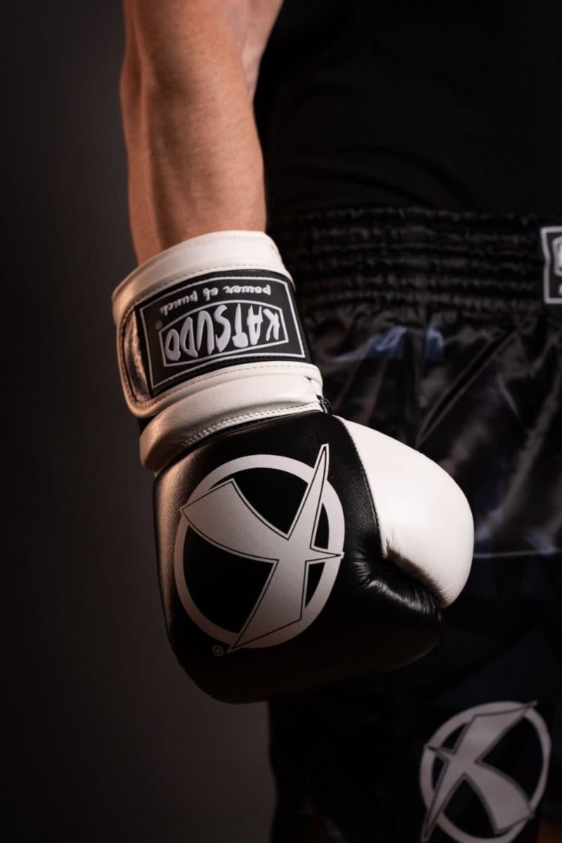 Boxerské rukavice - Katsudo - kožené - Fight