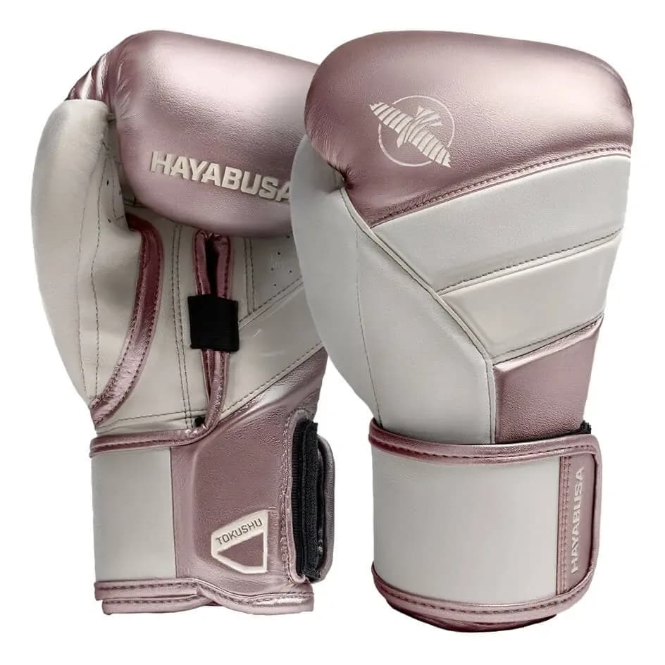 Boxerské rukavice - HAYABUSA - T3 - biela/rose gold
