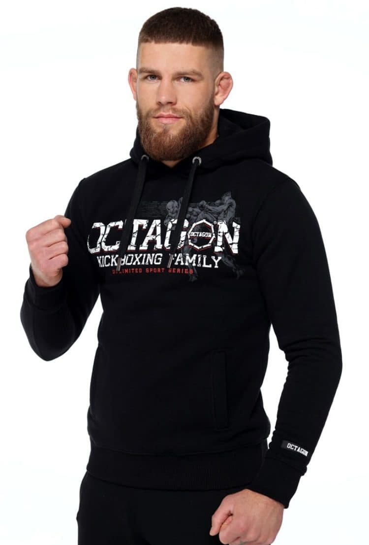 Mikina - Octagon - Kickboxing Family s kapucňou