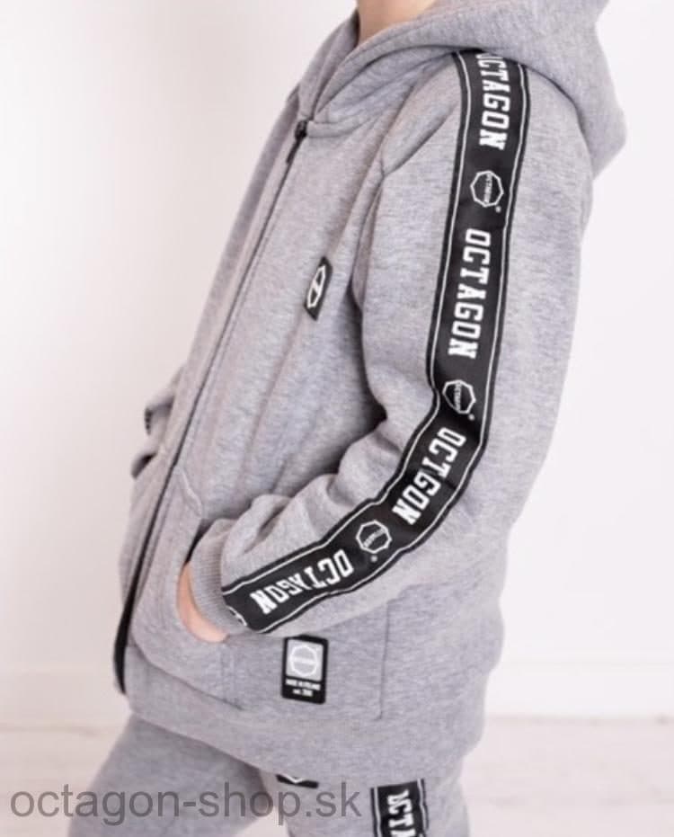 Detská Mikina - Octagon - Stripe s kapucňou zip