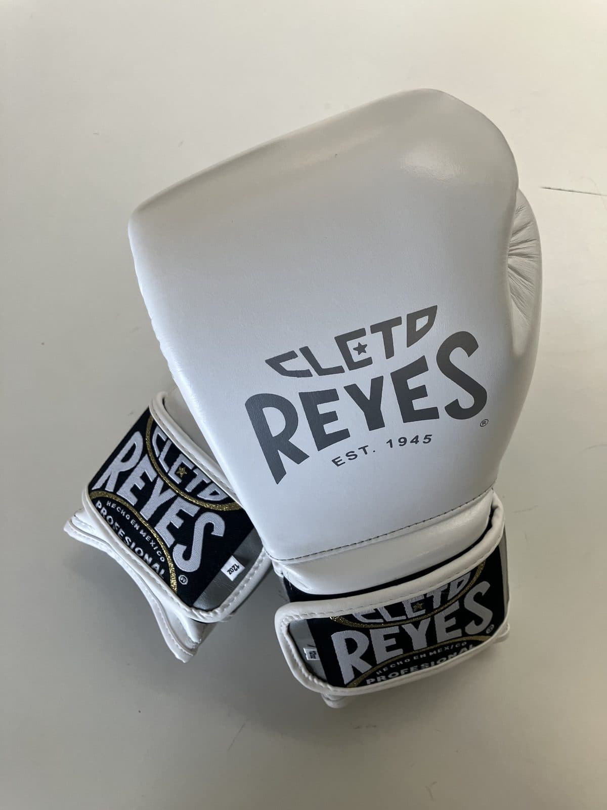Boxerské rukavice - CLETO REYES - white/silver - Special Edition