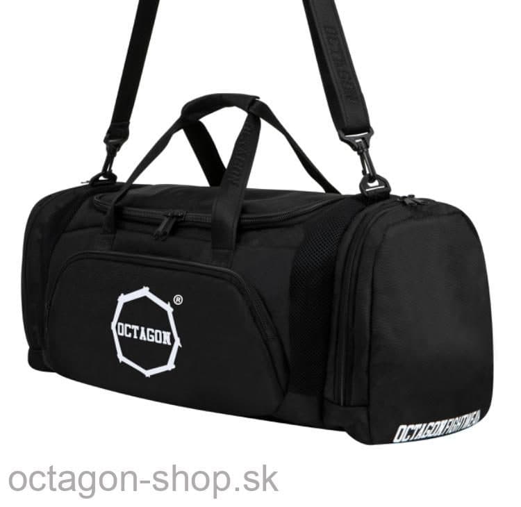 Športová taška - Octagon - Logo biele