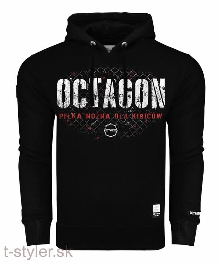 Mikina - Octagon - Futbal pre fanúšikov s kapucňou