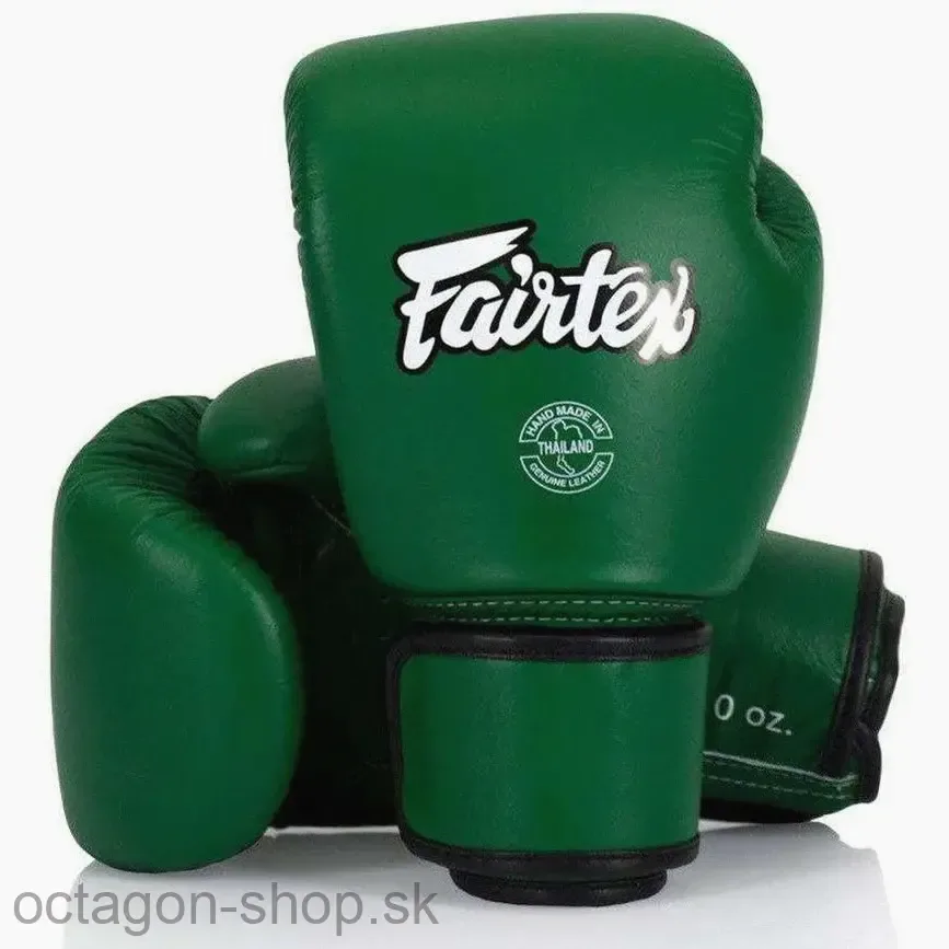 Boxerské rukavice - FAIRTEX - BGV16 - Real Leather - Green Forest