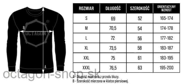Mikina - Octagon - Boxing Family s kapucňou