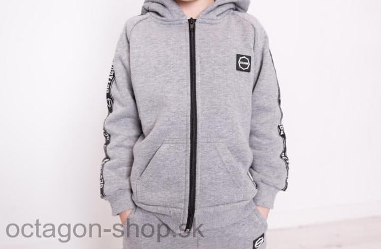 Detská Mikina - Octagon - Stripe s kapucňou zip