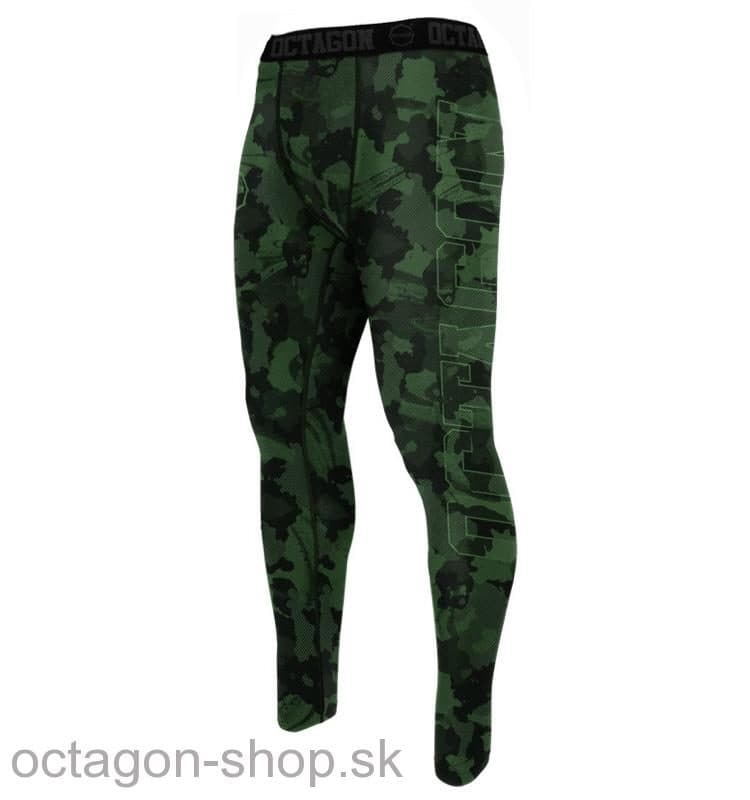 Kompresné legíny - Octagon - Camo Forest