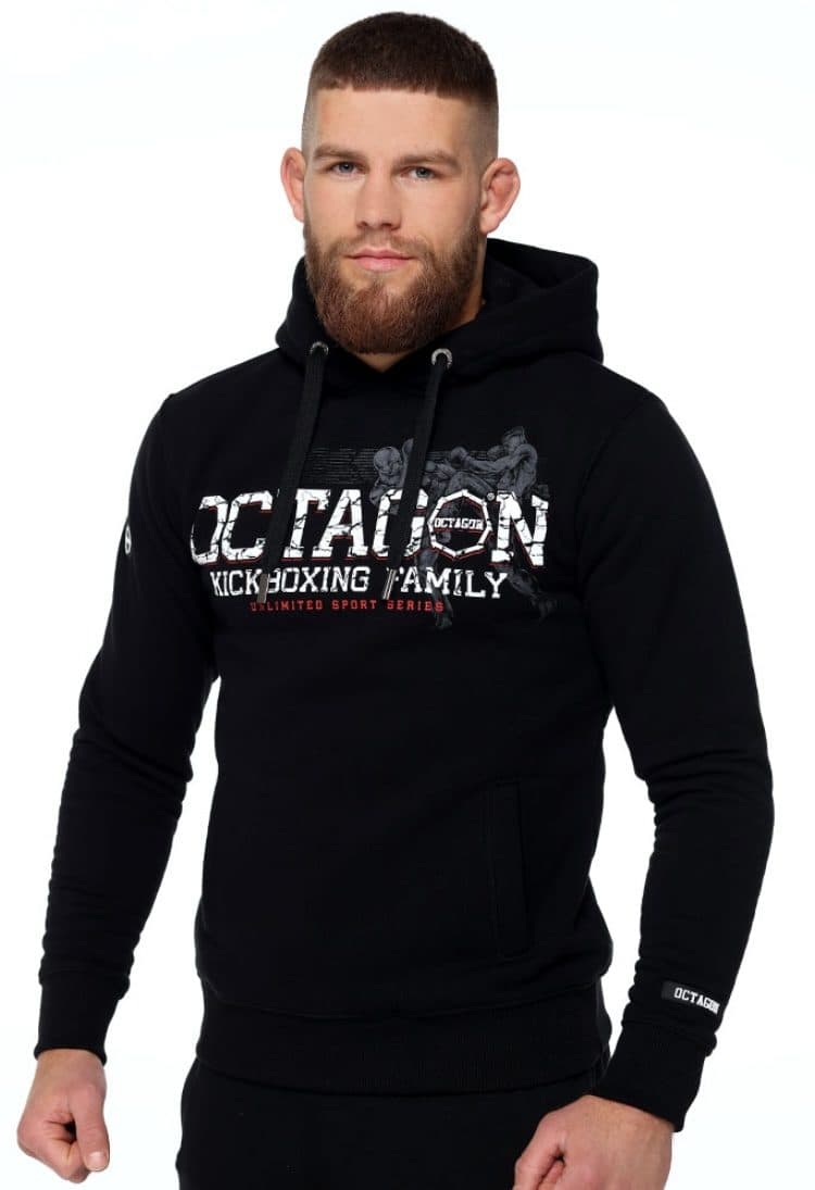 Mikina - Octagon - Kickboxing Family s kapucňou