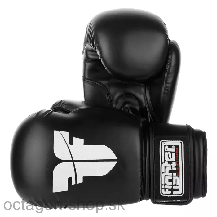 Boxerské rukavice - Fighter - Basic - čierne