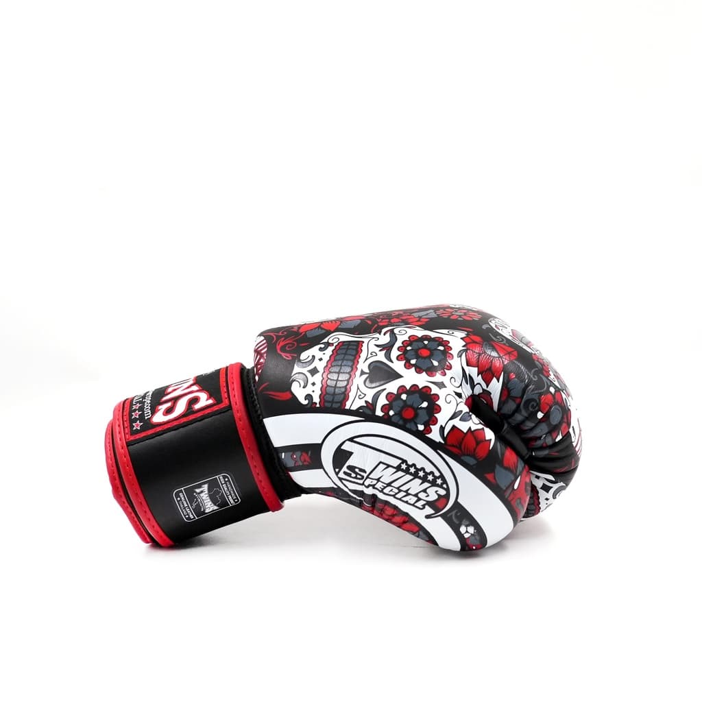 Boxerské rukavice - Twins Special - FBGVL 3 - SKULL RED