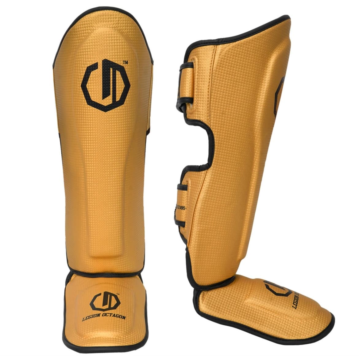 Chrániče holene a priehlavku - Octagon - Kevlar - zlaté