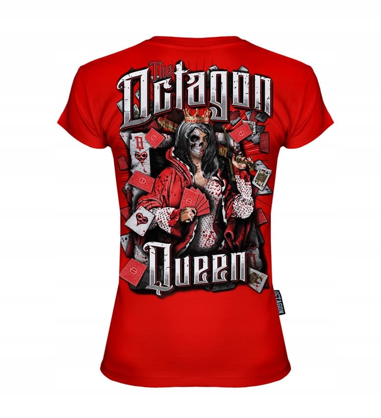 Dámske Tričko - Octagon - Queen - červené