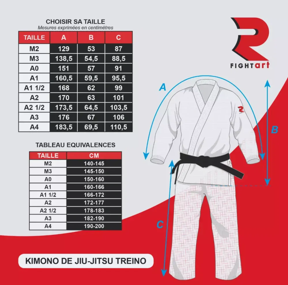 Kimono BJJ - Fightart - Treino
