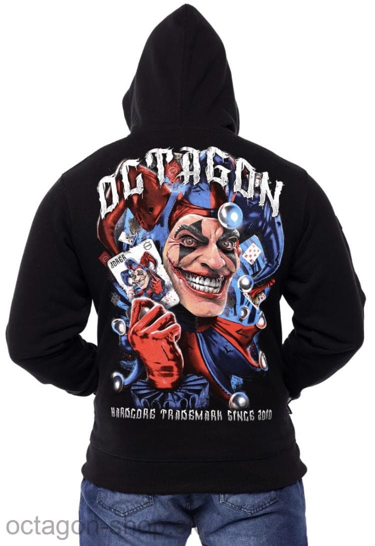 Mikina - Octagon - Joker s kapucňou