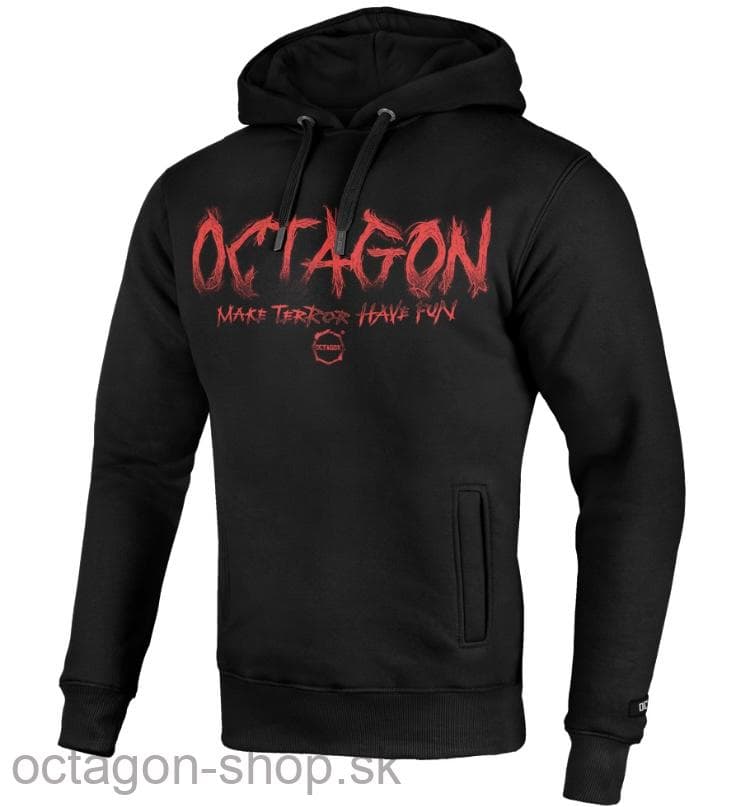 Mikina - Octagon - Make Terror Have Fun s kapucňou