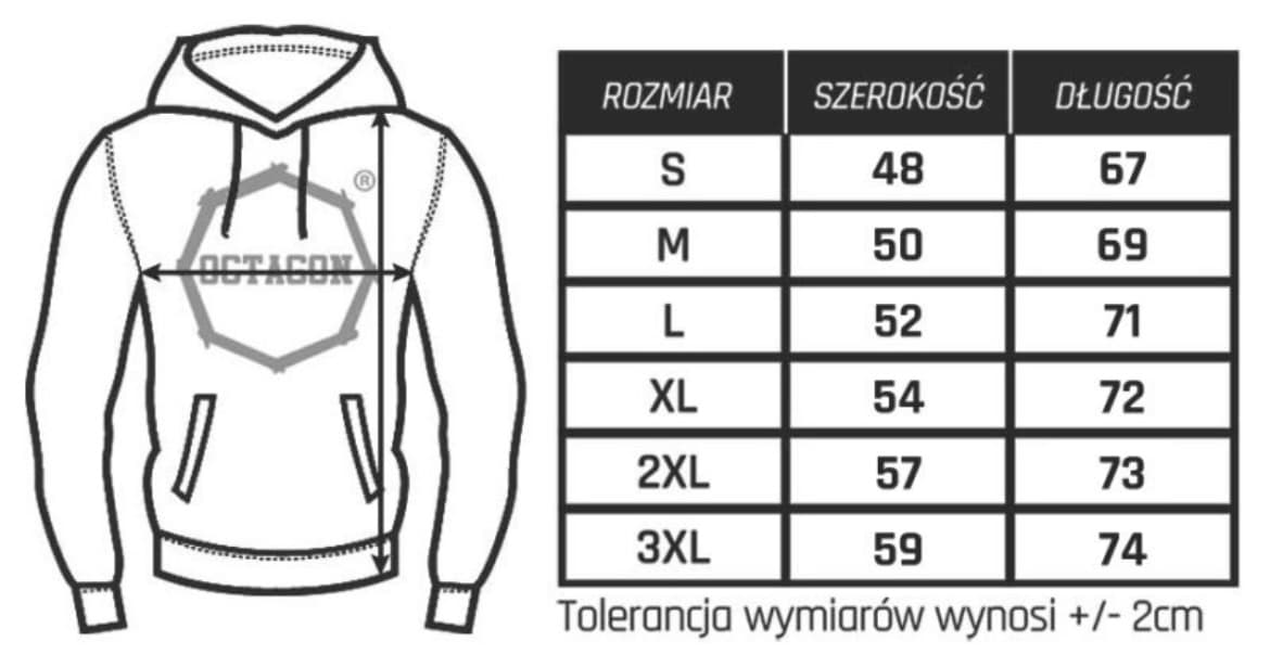 Mikina - Octagon - MMA s kapucňou