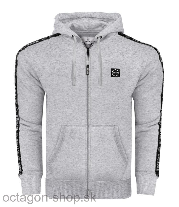 Mikina - Octagon - Stripe s kapucňou zips