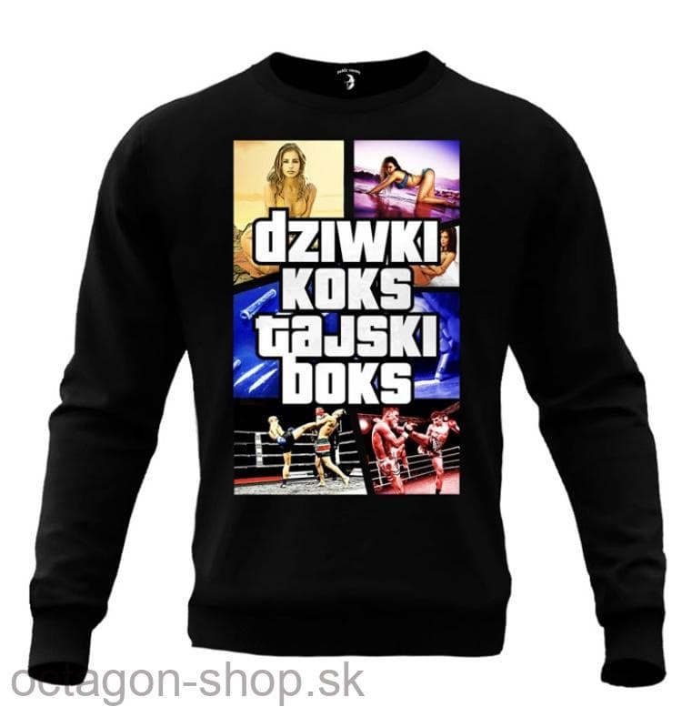 Mikina - Public Enemy - Dziwki Koks Tajski Boks