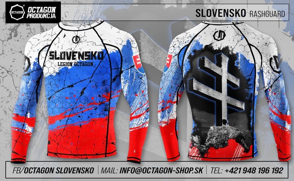 Rashguard - Octagon - dlhý rukáv - Slovak Collection 2026