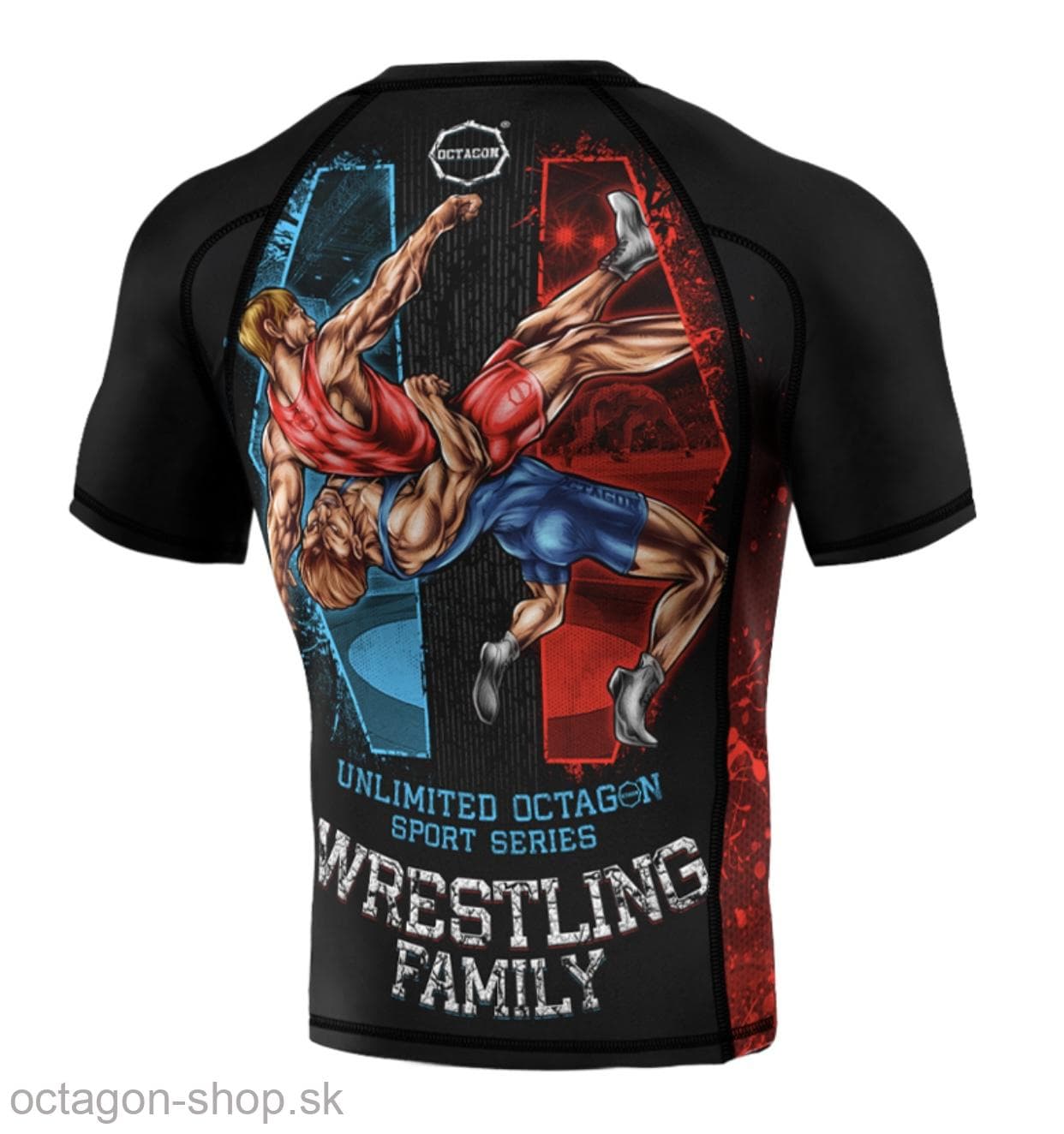 Rashguard - Octagon - Wrestling Family