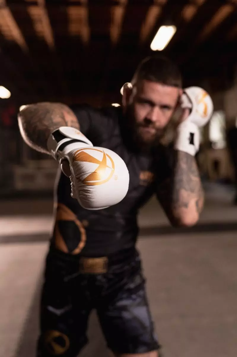 Sparingové MMA rukavice - Katsudo - Revenge - kožené