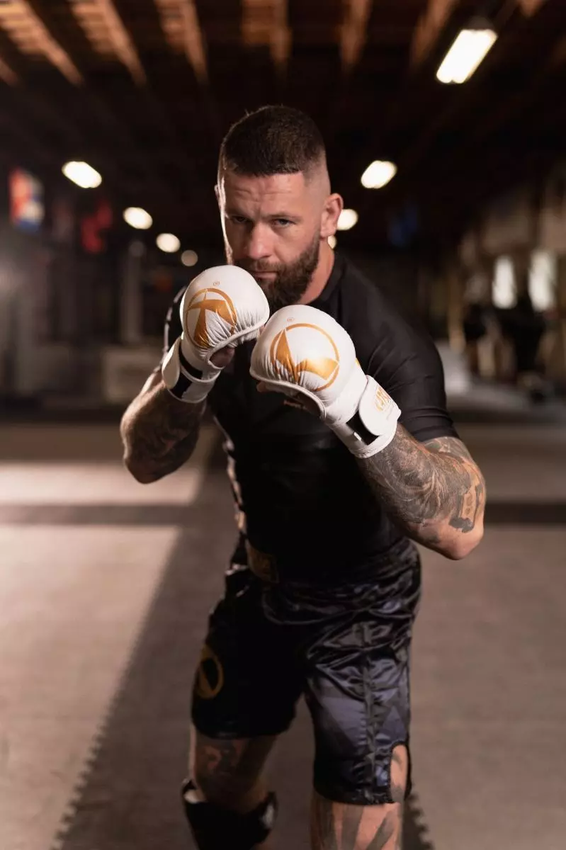 Sparingové MMA rukavice - Katsudo - Revenge - kožené