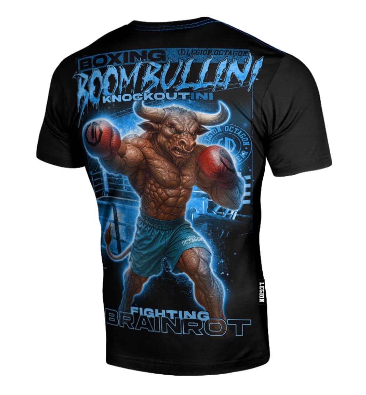 Tričko - Octagon - Brainrot - Boombullini Knockoutini