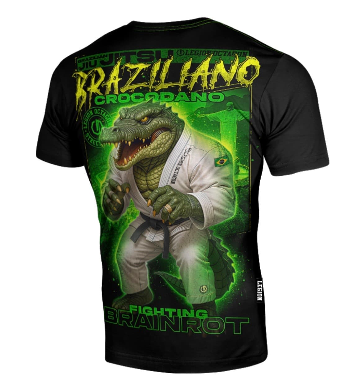 Tričko - Octagon - Brainrot - Braziliano Crocodano