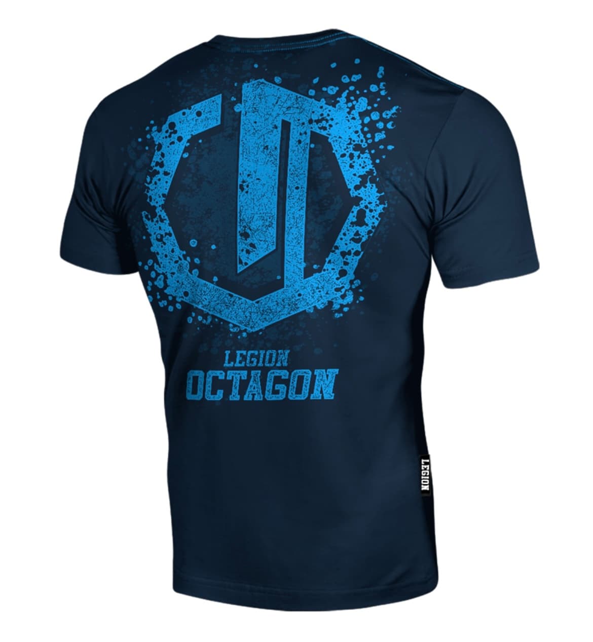 Tričko - Octagon - Grunge - dark sea