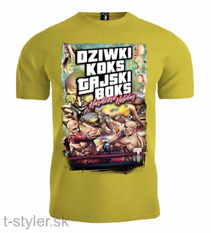 Tričko - Public Enemy - Dziwki Koks Tajski Boks