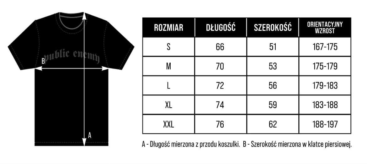 Tričko - Public Enemy - Dziwki Koks Tajski Boks II