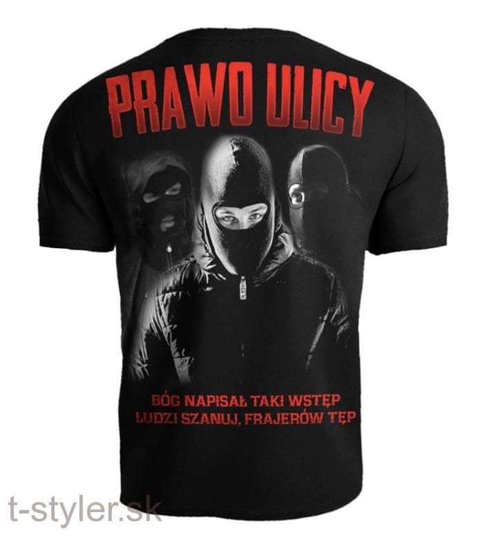 Tričko - Public Enemy - PRAWO ULICY