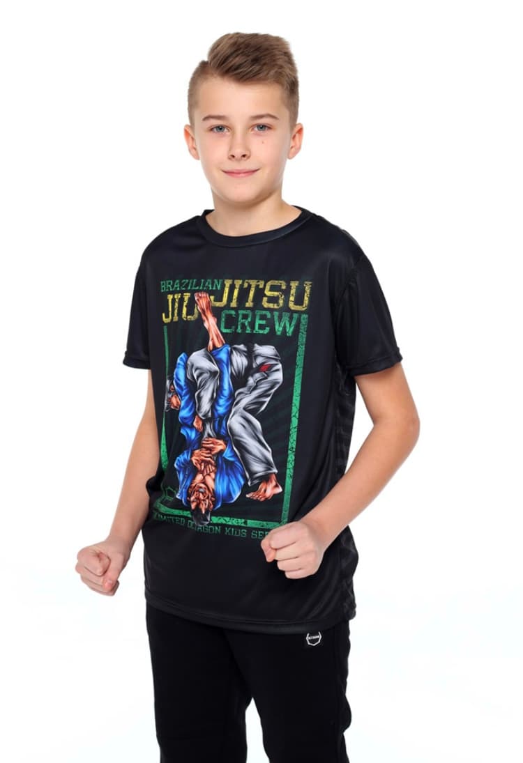 Detské športové tričko - Octagon - Jiu Jitsu Crew