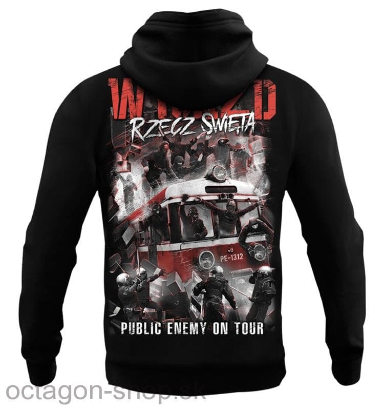 Mikina - Public Enemy - Wyjazd s kapucňou