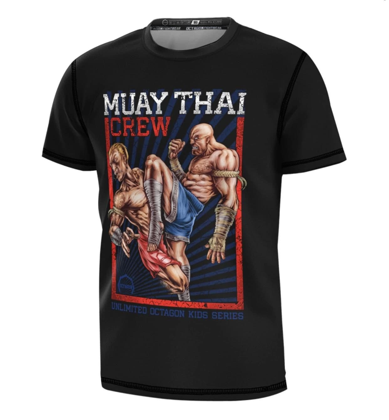 Detské športové tričko - Octagon - Muay Thai Crew