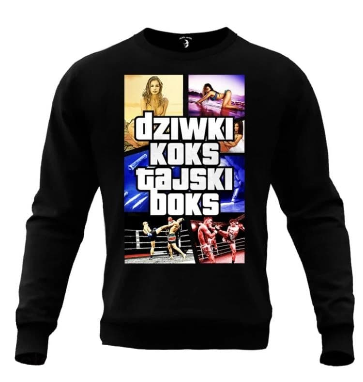 Mikina - Public Enemy - Dziwki Koks Tajski Boks