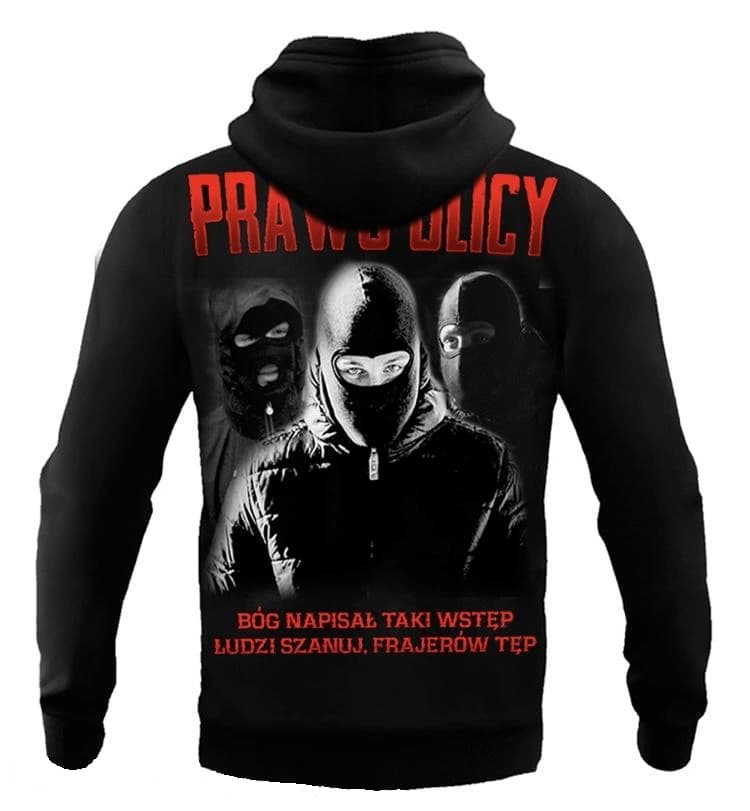 Mikina - Public Enemy - Prawo Ulicy s kapucňou