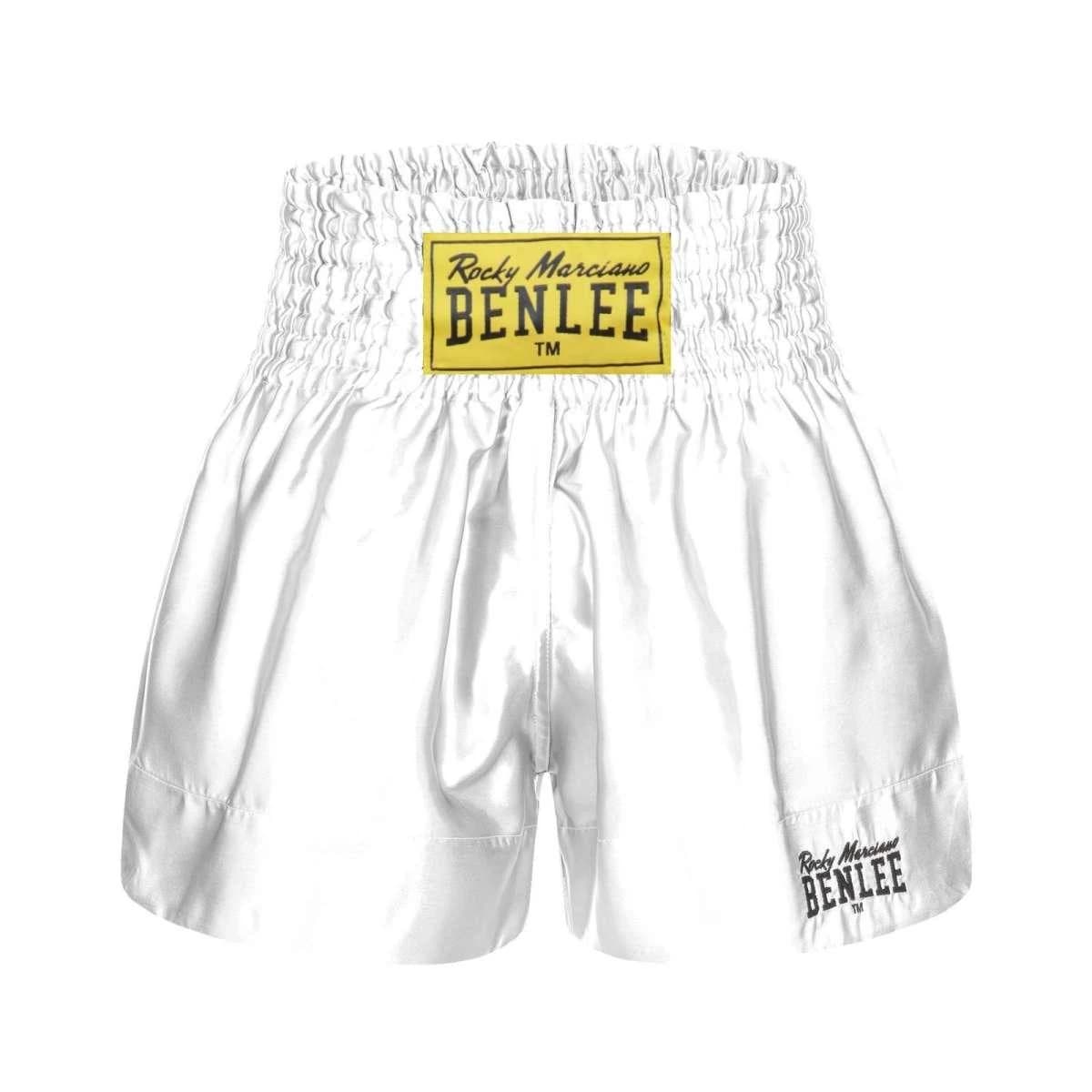 Muay Thai trenky - Benlee - Uni Thai - biele