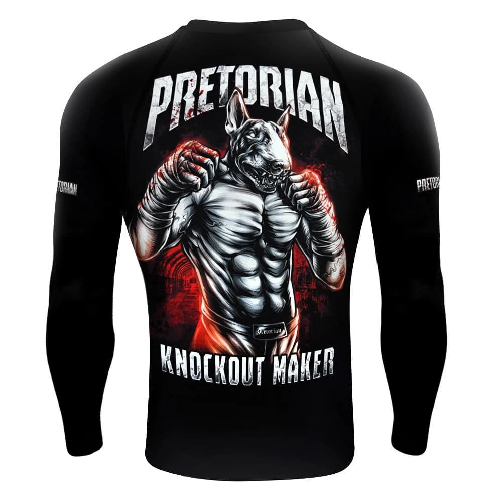 Rashguard - Pretorian - dlhý rukáv - Knockout Marker