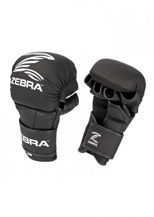 Sparingové MMA rukavice - Zebra - čierne