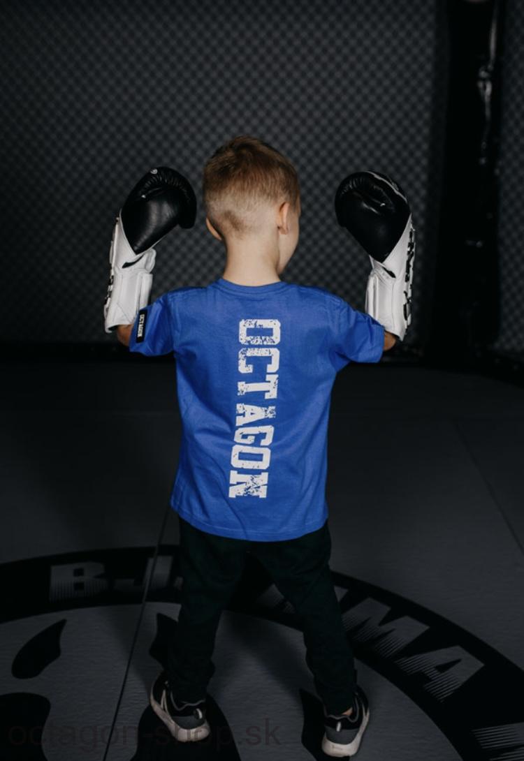 Detské Tričko - Octagon - Fight Wear - modré