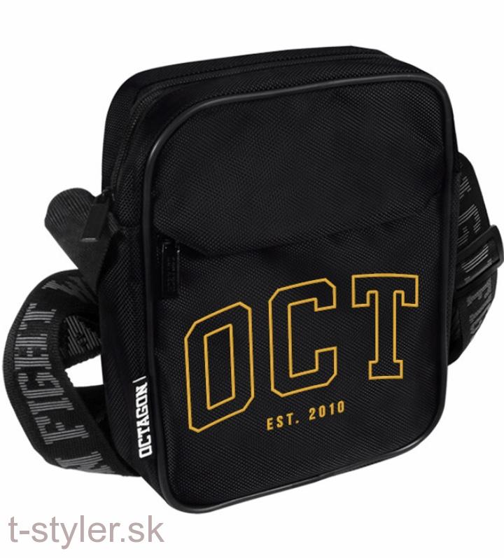 Taška cez rameno - OCT nápis - Čierna