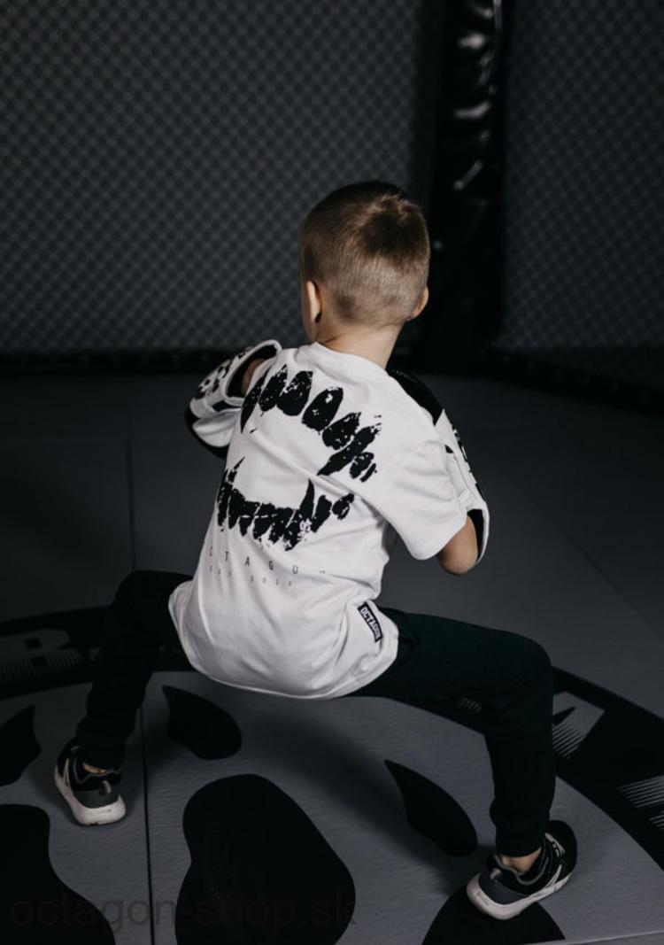 Detské Tričko - Octagon - Zuby - biele