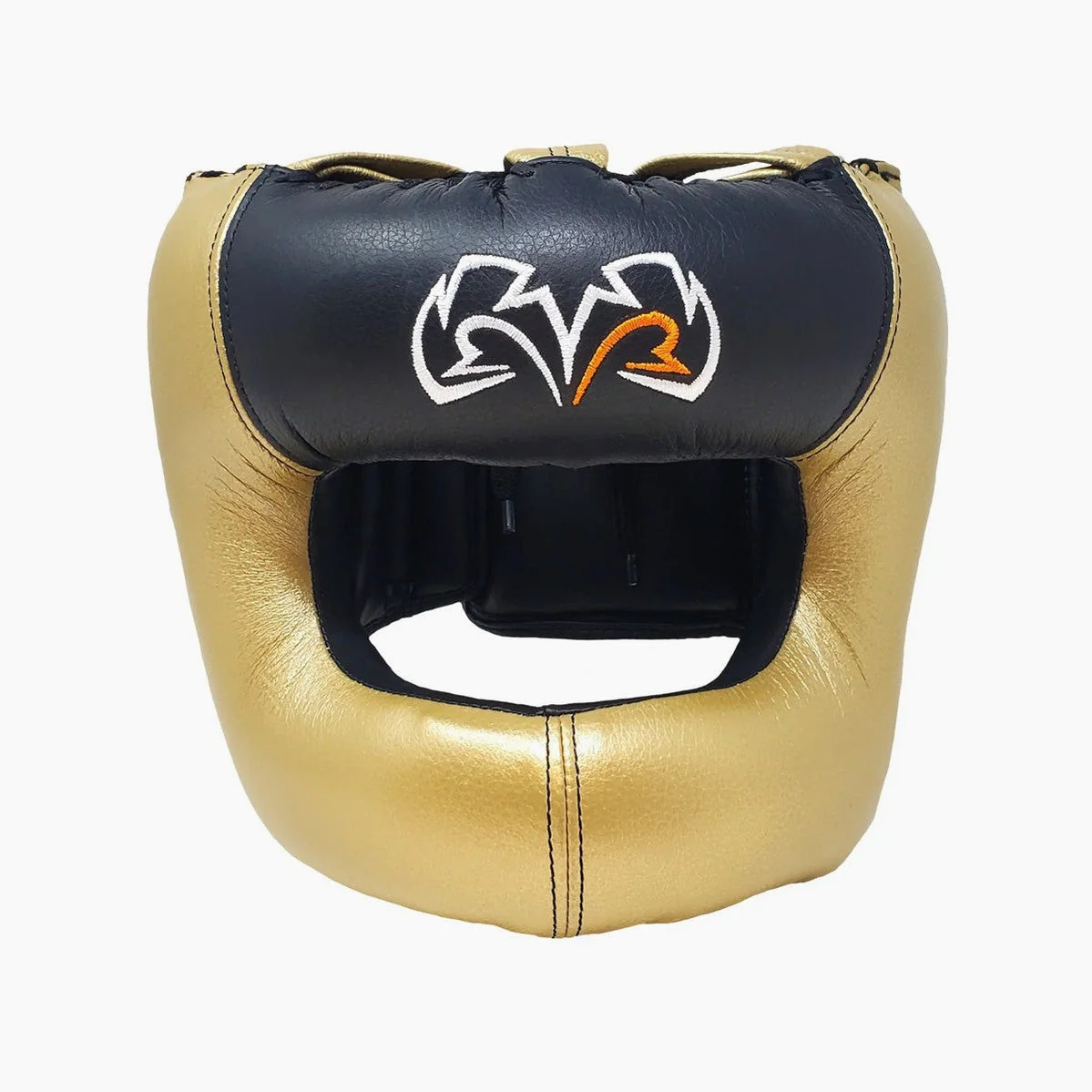 Boxerská prilba - Rival - Face-Saver - zlatá